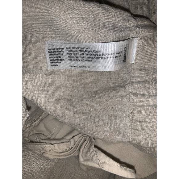 Eileen Fisher Organic Linen Pants Women’s 1X - Picture 3 of 4